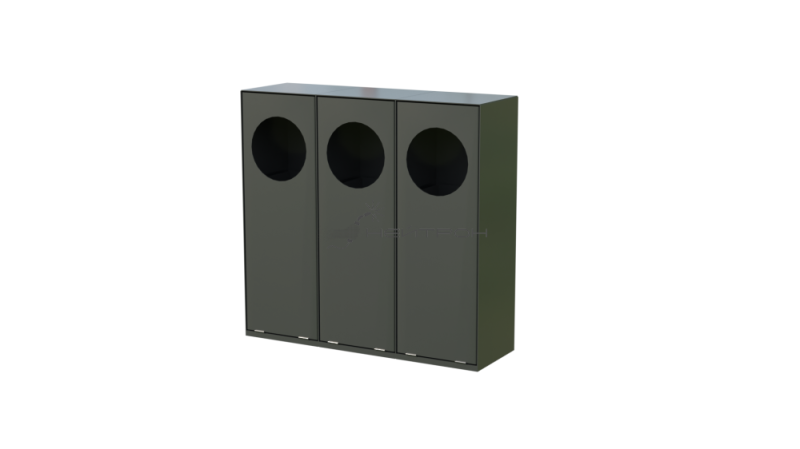 Урна тип 5 Тройная У.23.АЛ.1005