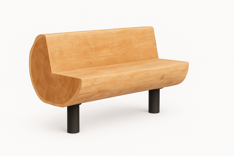 Скамья из массива ствола Н-1042