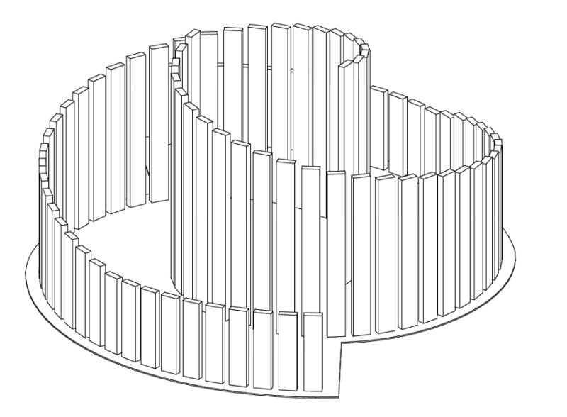 Арт-объект «Зеркальный лабиринт»