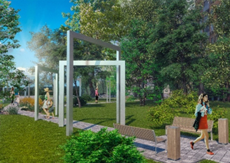 Арт-объект «Зеркальные порталы»