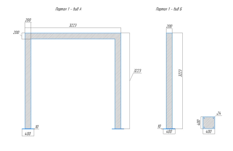 Арт-объект «Зеркальные порталы»