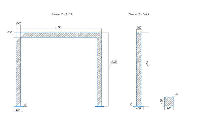 Арт-объект «Зеркальные порталы»