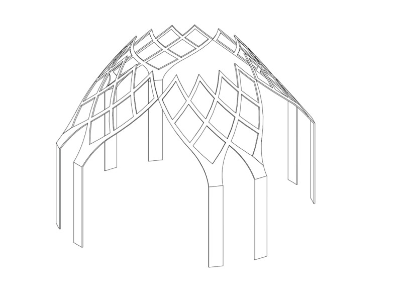 Арт-объект «Ротонда на смотровой площадке»